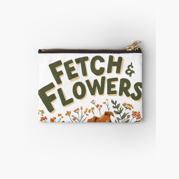 Item preview, Fetch & Flowers Playful Terrier Dog Lover Design designed and sold by NicolasGlowArt.