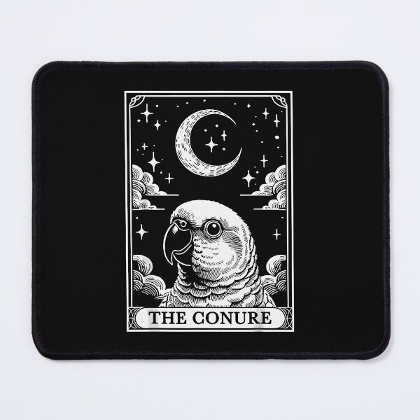 Item preview, Gardener Tarot Conure Bird Tarot Card Moon Green Cheek designed and sold by sonlehuyak.
