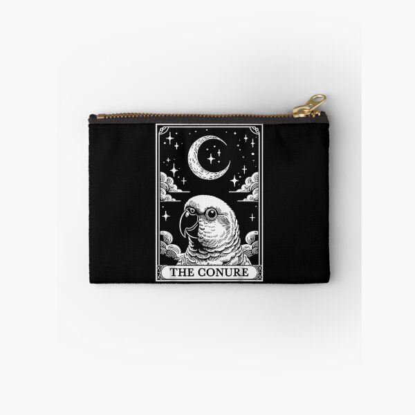 Item preview, Gardener Tarot Conure Bird Tarot Card Moon Green Cheek designed and sold by sonlehuyak.