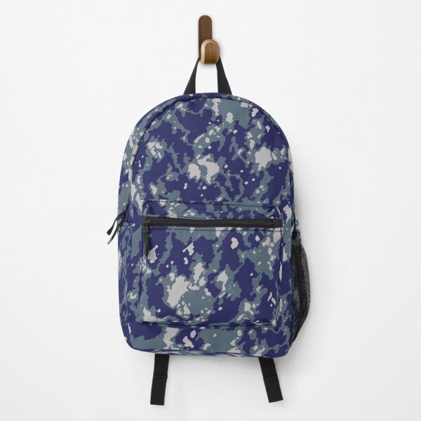 Item preview, Winter Camouflage Rough Pastels Patterns in Blue Shades designed and sold by ShopieHome.