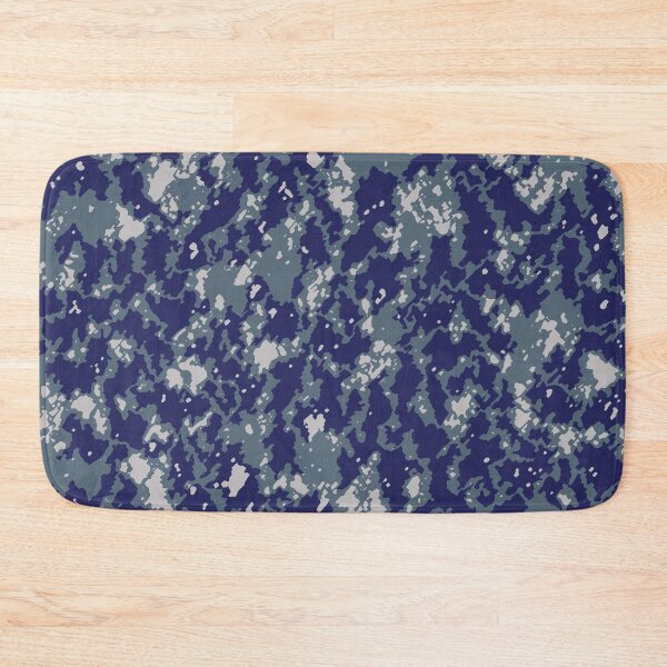 Item preview, Winter Camouflage Rough Pastels Patterns in Blue Shades designed and sold by ShopieHome.