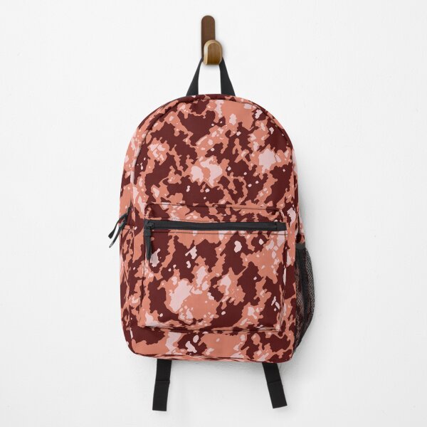 Item preview, Lush Lava Camouflage Rough Pastels Patterns in Red and Orange Shades designed and sold by ShopieHome.