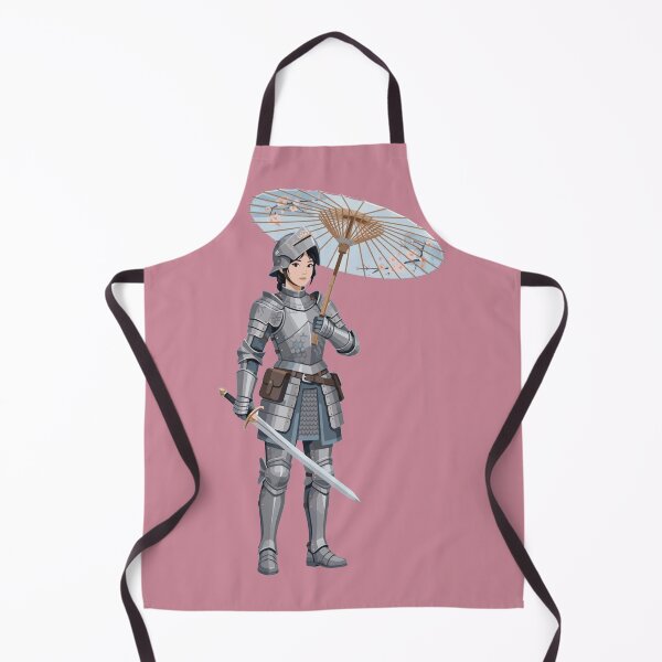 Item preview, Female Knight Cherry Blossom Parasol Fantasy Warrior designed and sold by KungPowUnicorn.