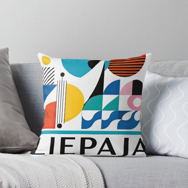 Item preview, Colorful geometric abstract poster featuring bold shapes, stripe designed and sold by ckybe.