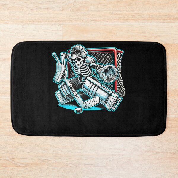 Item preview, Halloween Skeleton Goalie Hockey designed and sold by ALICIAxGONZALEZ.