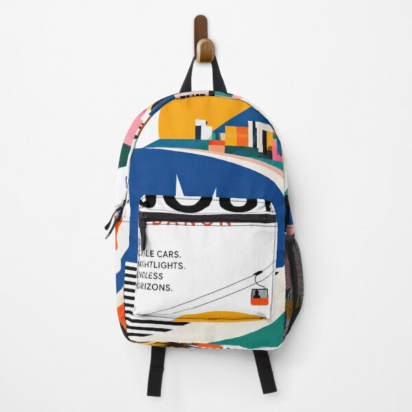 Item preview, Colorful geometric travel poster featuring Jounieh, Lebanon, wit designed and sold by ckybe.