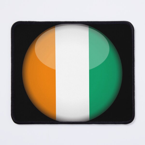 Item preview, Ivorian 3D Round Flag Ivory Coast Pride Design designed and sold by YAZ.