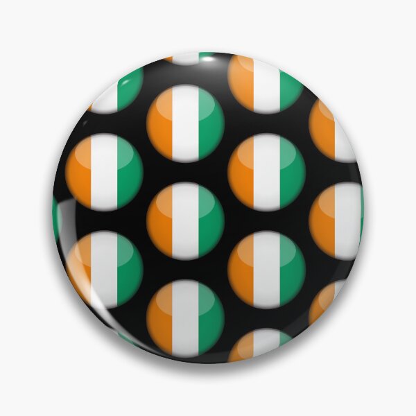 Item preview, Ivorian 3D Round Flag Ivory Coast Pride Design designed and sold by YAZ.