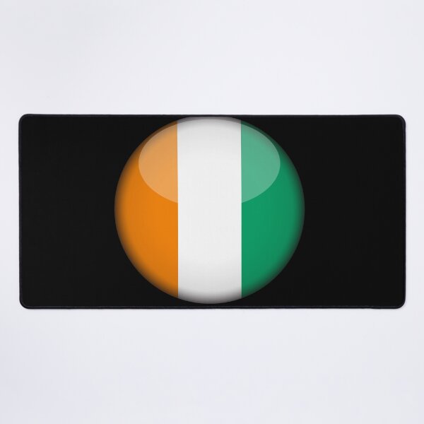 Item preview, Ivorian 3D Round Flag Ivory Coast Pride Design designed and sold by YAZ.