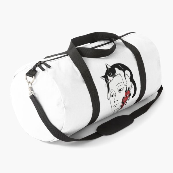 Item preview, Surreal Melting Face with Tuxedo Cat Dark Aesthetic Art designed and sold by zzz888.