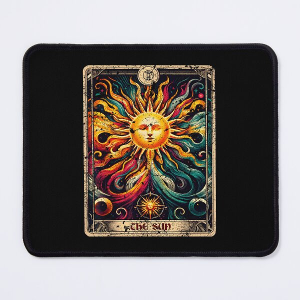Item preview, Gardener Tarot Distressed Grunge Worn Out The Sun Tarot Card designed and sold by sonlehuyak.