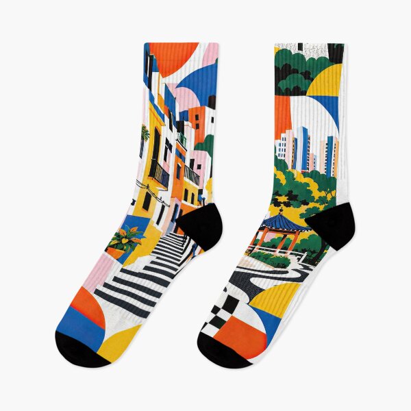 Item preview, Colorful illustrated travel poster of Mong-H, Macao, featuring designed and sold by ckybe.
