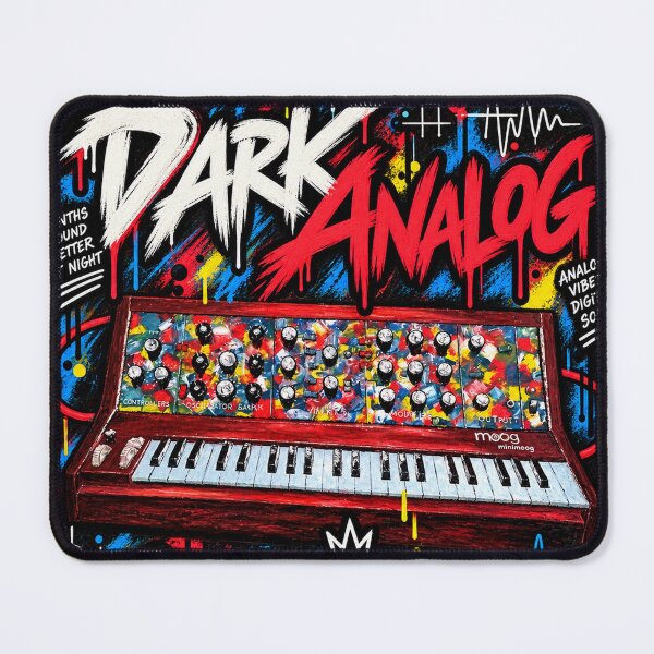 Item preview, Dark Analog – Vintage Synthesizer Graffiti Art designed and sold by NicolaDudich.