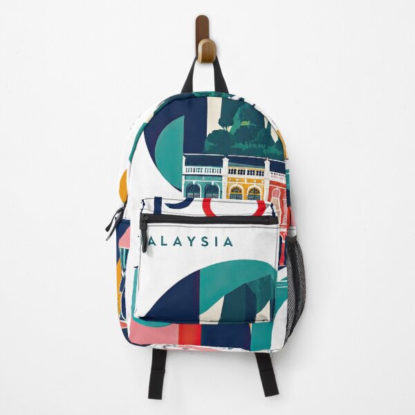 Item preview, Colorful Malaysia travel poster featuring Kuala Lumpur architect designed and sold by ckybe.