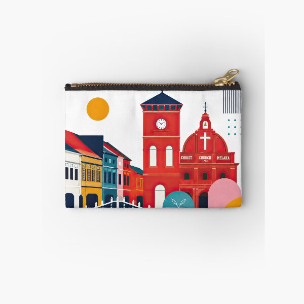 Item preview, Colorful Malacca City Malaysia travel poster featuring historic designed and sold by ckybe.