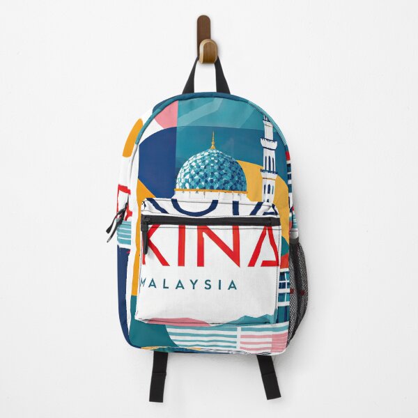 Item preview, Colorful geometric illustration of Kota Kinabalu, Malaysia, feat designed and sold by ckybe.