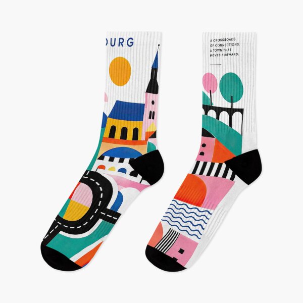 Item preview, Colorful geometric illustration of Ettelbruck, Luxembourg featur designed and sold by ckybe.