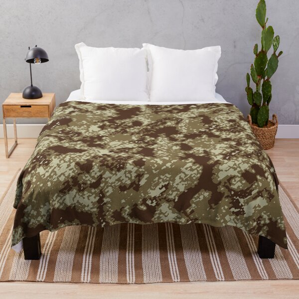 Item preview, Desert Camouflage Poster Edges Patterns in Green, Brown and Sand designed and sold by ShopieHome.