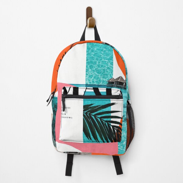 Item preview, Editorial-style Maldives travel poster featuring turquoise lagoo designed and sold by ckybe.