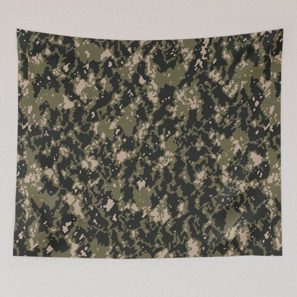Item preview, Military Camouflage Army Rough Pastels Patterns in Green, Beige and Black designed and sold by ShopieHome.