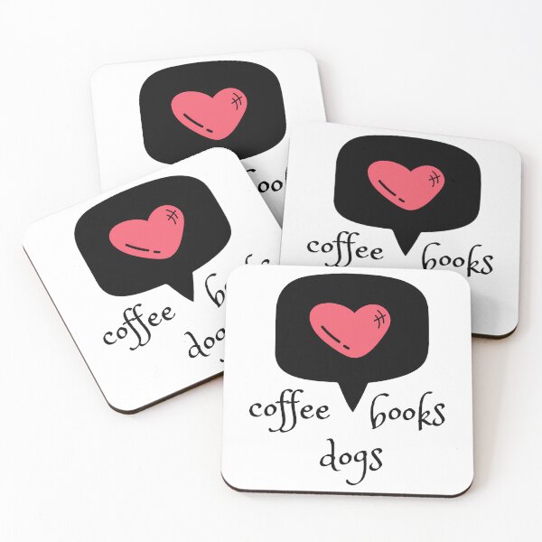 Item preview, Dogs Books And Coffee designed and sold by blowerkatherine.