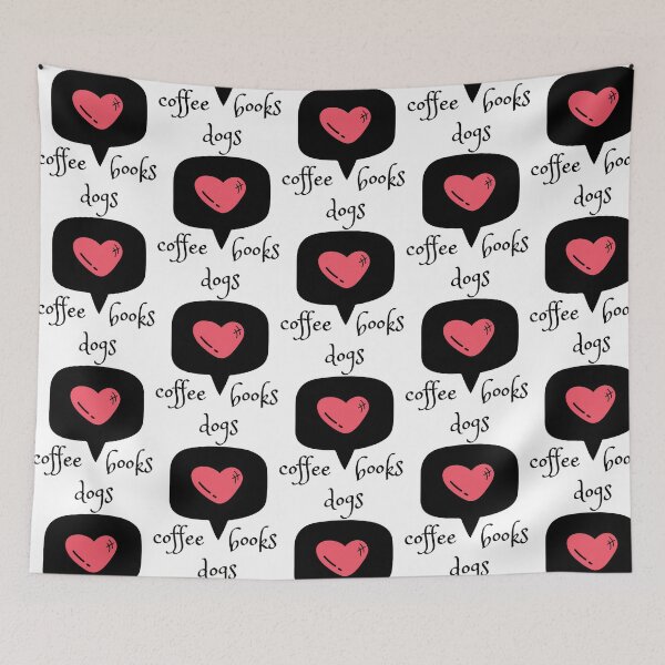 Item preview, Dogs Books And Coffee designed and sold by blowerkatherine.