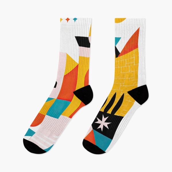 Artikelvorschau, Colorful geometric poster featuring a stylized Maltese architect entworfen und verkauft von ckybe.