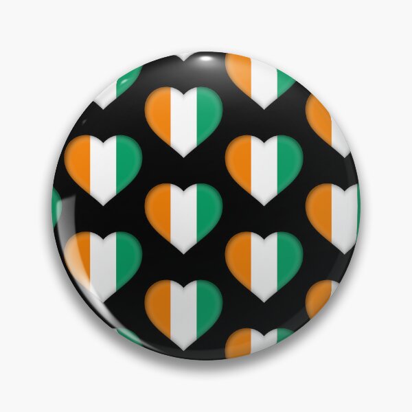 Item preview, Ivorian 3D Flag Heart Ivory Coast Love Design designed and sold by YAZ.
