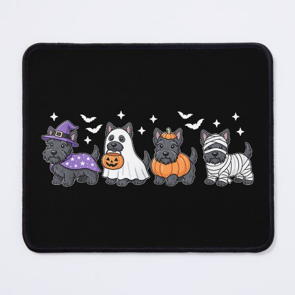 Item preview, Scottish Terrier Halloween Cute Dog Witch Ghost Pumpkin  designed and sold by HarinDonreka.