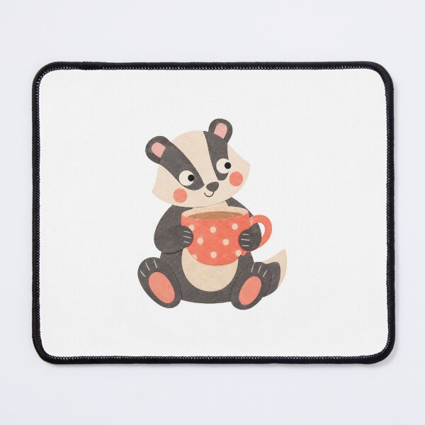 Item preview, Badger with a Warm Teacup designed and sold by The-Art-of-D.