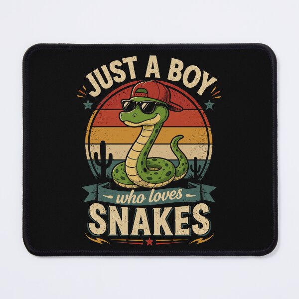 Item preview, Just A Boy Who Loves Snakes Funny Snake Lover designed and sold by gordonbwyashop.