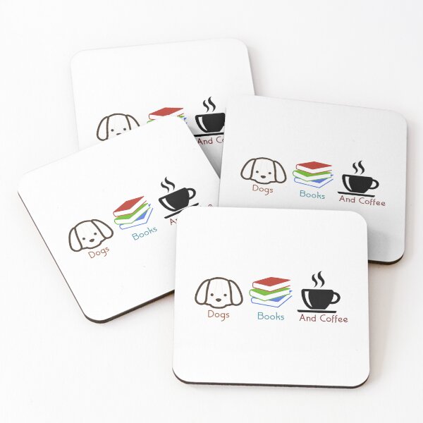 Item preview, Dogs Books And Coffee designed and sold by blowerkatherine.