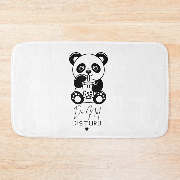 Item preview, Do Not Disturb Boba Panda Design designed and sold by FlareCraftStudio.