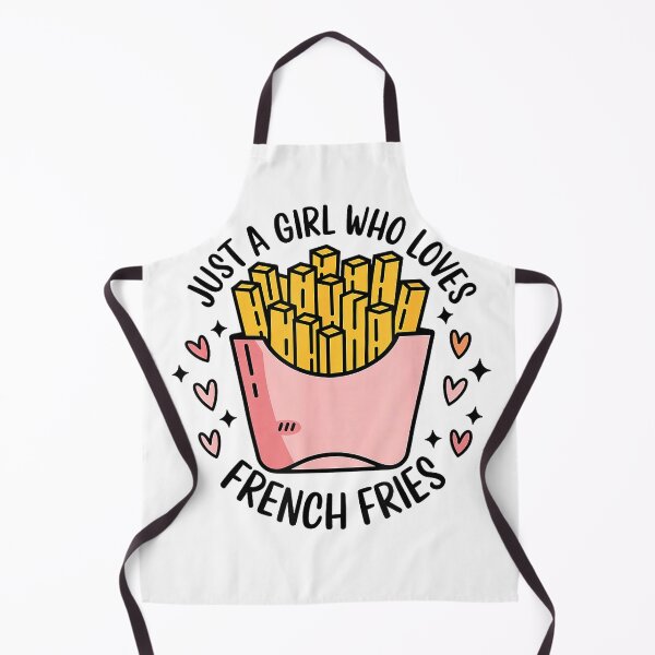 Item preview, Fries Lover Just A Girl Who Loves French Fries Fast Food T-Shirt designed and sold by gidget-gadget.