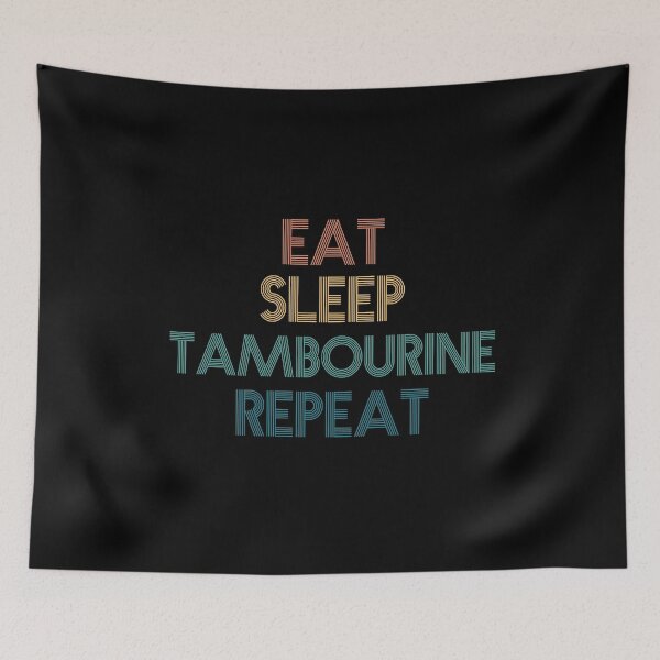 Item preview, Eat Sleep Tambourine Repeat - Gift For Tambourine Fans designed and sold by kindxinn.