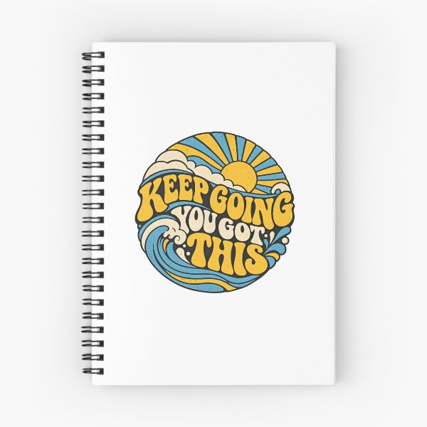 Item preview, Keep Going You Got This Retro Wave designed and sold by LongIslandDesgn.