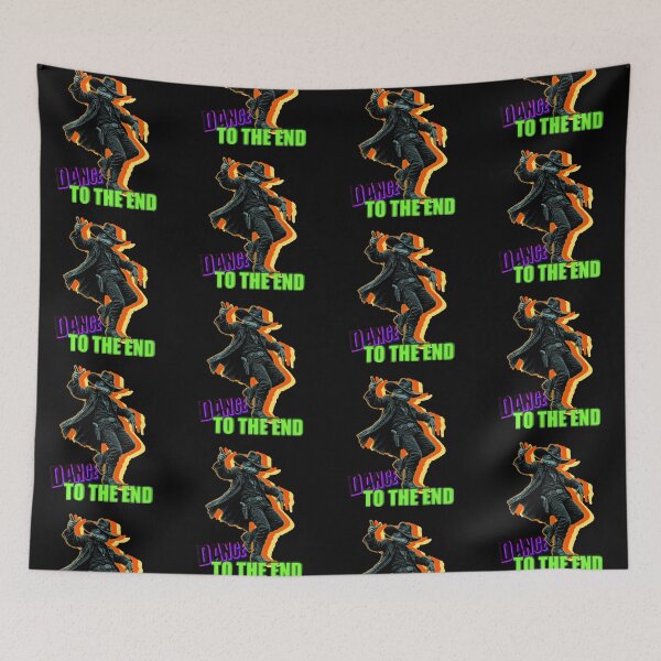 Item preview, Dance To The End Funny Cowboy Toad Glitch Art designed and sold by Edwere.