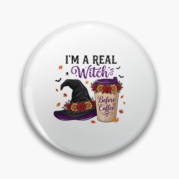 Item preview, I'm A Real Witch Before Coffee designed and sold by Steele-Art.