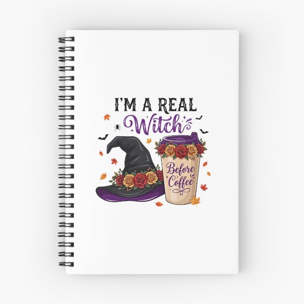 Item preview, I'm A Real Witch Before Coffee designed and sold by Steele-Art.