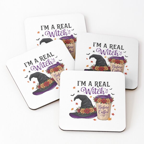 Item preview, I'm A Real Witch Before Coffee designed and sold by Steele-Art.