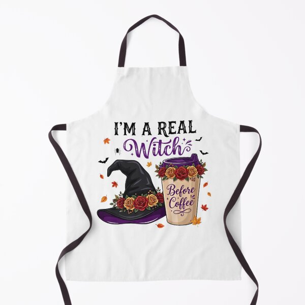 Item preview, I'm A Real Witch Before Coffee designed and sold by Steele-Art.