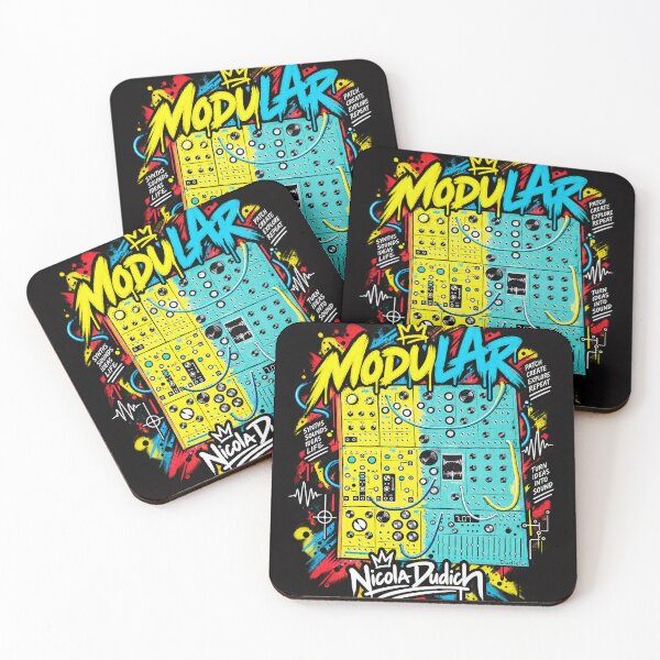 Item preview, Modular – Colorful Modular Synthesizer Graffiti Art designed and sold by NicolaDudich.