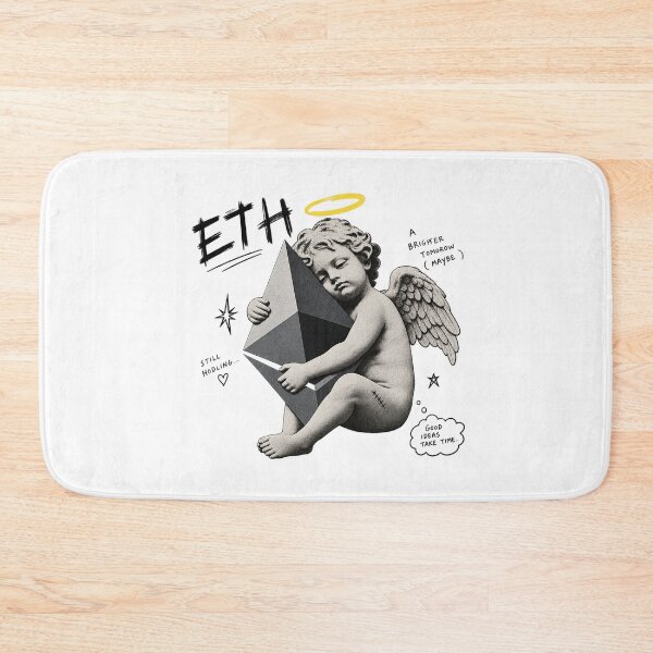Item preview, ETH Still Hodling Angel Cherub Ethereum Classical Art designed and sold by zzz888.