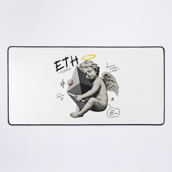 Item preview, ETH Still Hodling Angel Cherub Ethereum Classical Art designed and sold by zzz888.