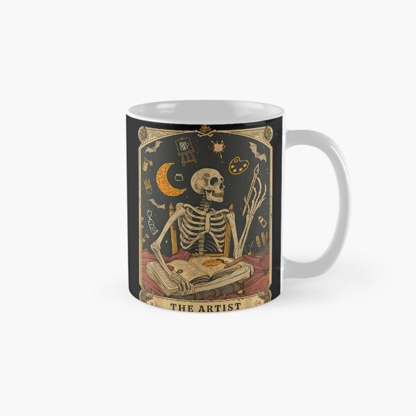 Item preview, Gardener Tarot Skeleton The Artist Tarot Card Halloween Art designed and sold by sonlehuyak.