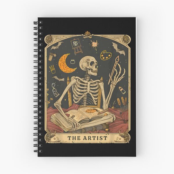 Item preview, Gardener Tarot Skeleton The Artist Tarot Card Halloween Art designed and sold by sonlehuyak.