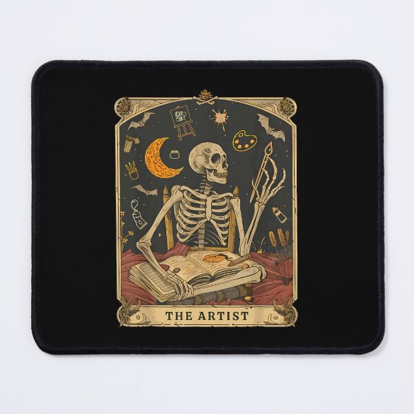 Item preview, Gardener Tarot Skeleton The Artist Tarot Card Halloween Art designed and sold by sonlehuyak.