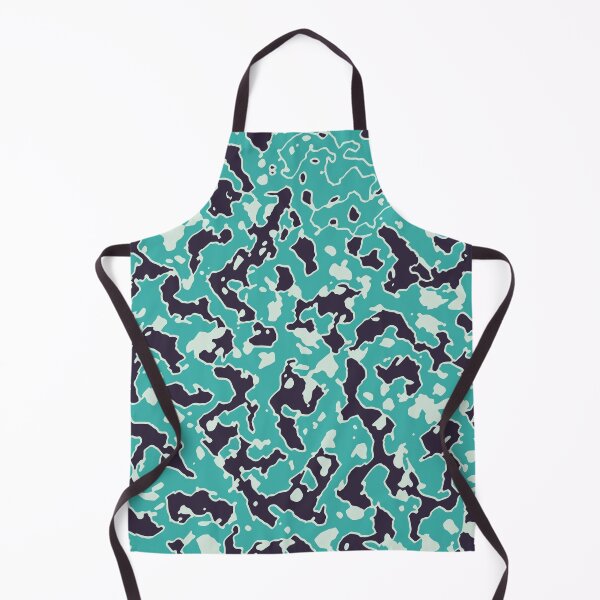Item preview, Mint Green Camouflage Palette Knife Patterns in Mint Green Shades designed and sold by ShopieHome.
