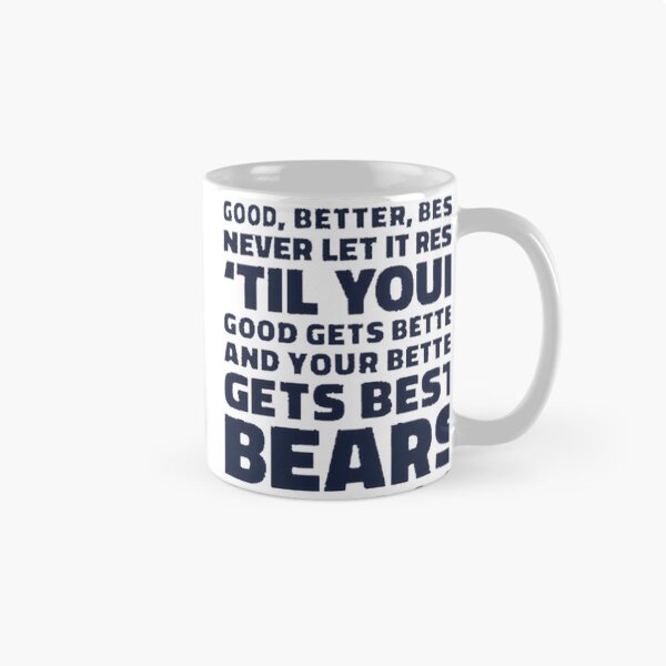 Item preview, Chicago Bears Inspired Good Better Best Football Fan Design designed and sold by Astro Cats Social Club.
