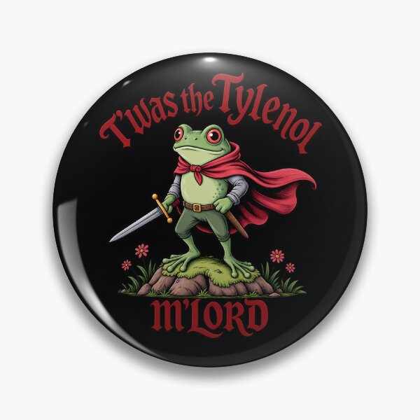 Item preview, Heroic Frog Knight_ T’was the Tylenol m’LORD designed and sold by unicorns-art.